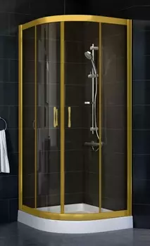 Душевой уголок Vegas Glass ZS-F 80*90 09 05 стекло бронза, 80х90 ZS-F 90*80 09 05