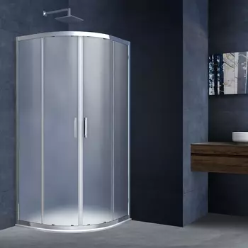 Душевой уголок Vincea Alpha VSQ-3AL900MT 90х90х190 профиль хром, стекло рифленое