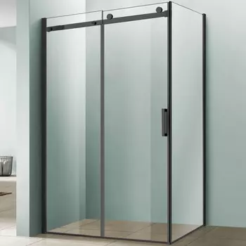 Душевой уголок Vincea Como VSR-1C9012CLB 120х90х195 профиль чёрный, стекло прозрачное