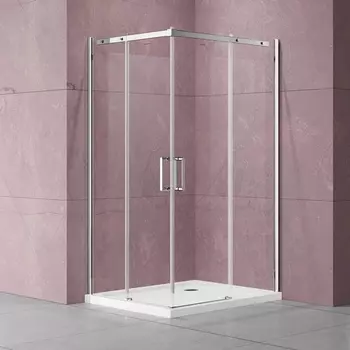 Душевой уголок Vincea Dice VSS-4D100CL 100х100 см, профиль хром