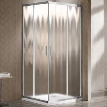 Душевой уголок Vincea Garda VSS-1G9010CH 100x90х190 профиль хром, стекло рифленое