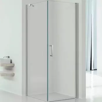 Душевой уголок Vincea Orta VSR-1O8010CL 100х80х190 профиль хром, стекло прозрачное