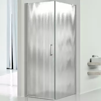 Душевой уголок Vincea Orta VSR-1O9090CH-L 90х90х190 профиль хром, стекло рифленое