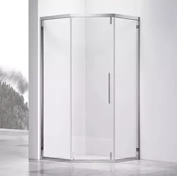 Душевой уголок Vincea Show VSP1-4SH100CL 100x100, профиль хром