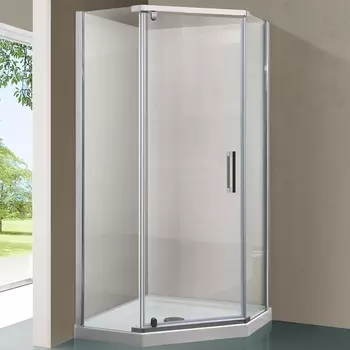 Душевой уголок Vincea Stresa VSP-1S900CL 90x90х195 профиль хром, стекло прозрачное