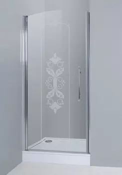 Дверь для душевого уголка Cezares Giubileo 90 L, стекло с узором, хром GIUBILEO-90-CP-Cr-L