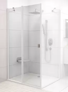 Дверь для душевого уголка Ravak CRV2-110 Transparent, профиль белый 1QVD0100Z1