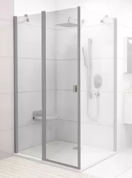 Дверь для душевого уголка Ravak CRV2-110 Transparent, профиль сатин 1QVD0U00Z1