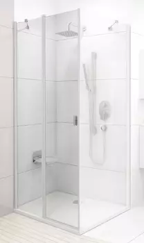 Дверь для душевого уголка Ravak CRV2-80 Transparent, профиль белый 1QV40100Z1