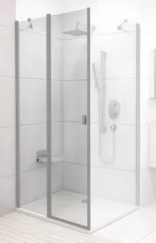 Дверь для душевого уголка Ravak CRV2-90 Transparent, профиль сатин 1QV70U00Z1