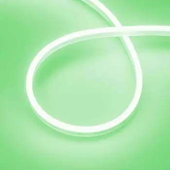 Гибкий неон Arligh 10W/m 120LED/m 2835SMD зеленый 5M AURORA-PS-A120-12x6mm 24V Green 036680 /036680