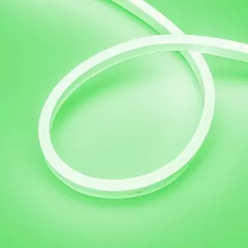 Гибкий неон Arligh 10W/m 120LED/m 2835SMD зеленый 5M AURORA-PS-A120-16x8mm 24V Green 036692 /036692