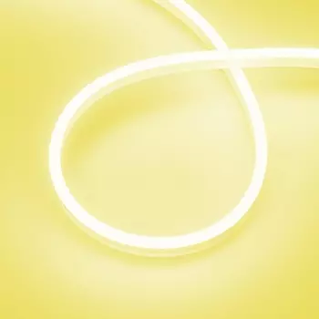 Гибкий неон Arligh 10W/m 120LED/m 2835SMD желтый 5M AURORA-PS-A120-12x6mm 24V Yellow 036682 /036682