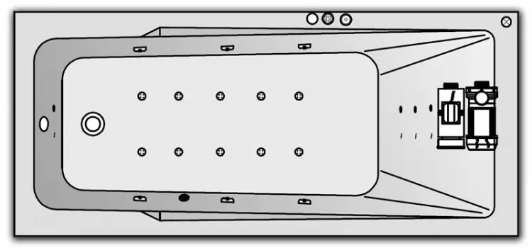Гидромассаж Kolpa San Armida Special (хромотерапия, массаж: боковой, спины, ног, аэрома