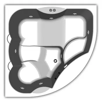 Гидромассаж Kolpa San Gaya Elite (массаж: боковой)