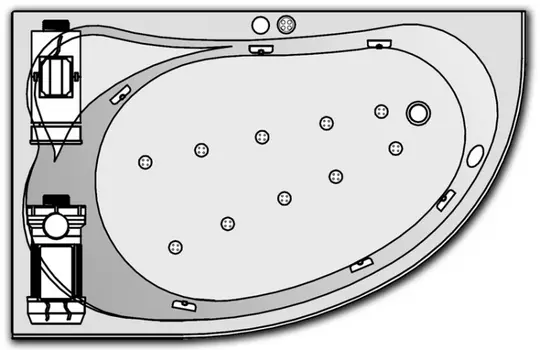 Гидромассаж Kolpa San Voice Superior (массаж: боковой, аэромассаж)
