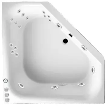 Гидромассаж Riho Austin Yan Pool W-pool HM с электроуправлением, золото