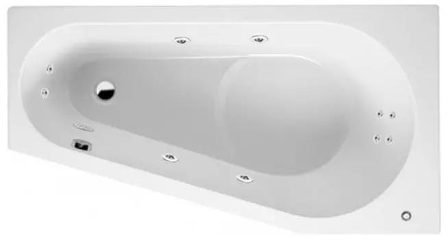Гидромассаж Riho Delta Yan Pool Optima HM с пневмоуправлением, белый