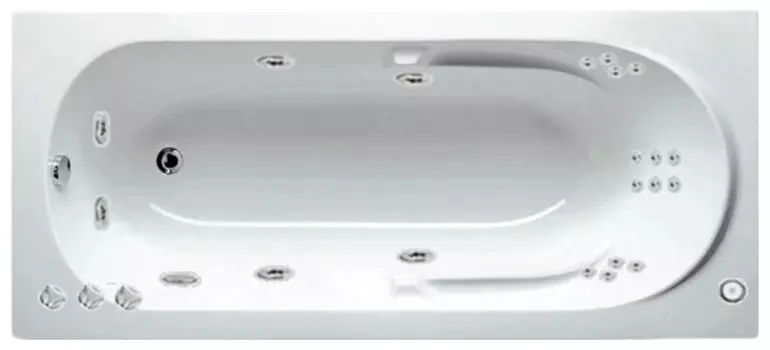 Гидромассаж Riho Future Yan Pool W-pool HM с электроуправлением, хром