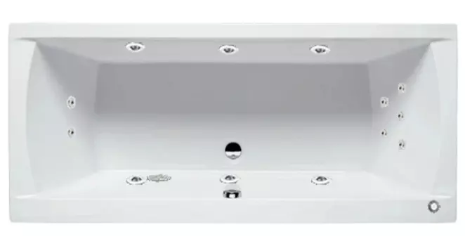 Гидромассаж Riho Julia Yan Pool Master HM с пневмоуправлением, хром