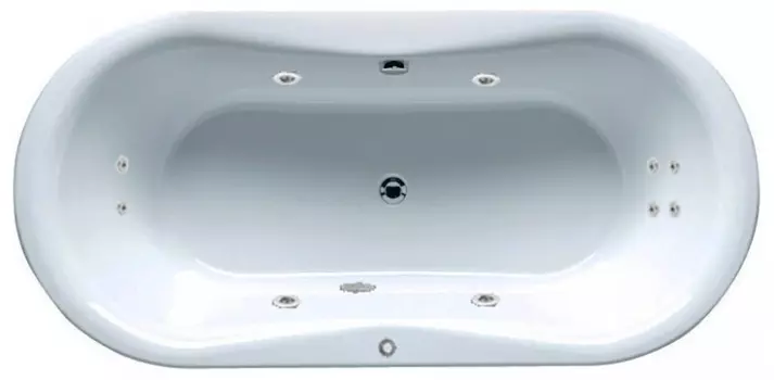 Гидромассаж Riho Lugano Yan Pool Optima HM с пневмоуправлением, белый