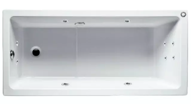 Гидромассаж Riho Lusso Plus Yan Pool Optima HM mix с пневмоуправлением, золото/хром