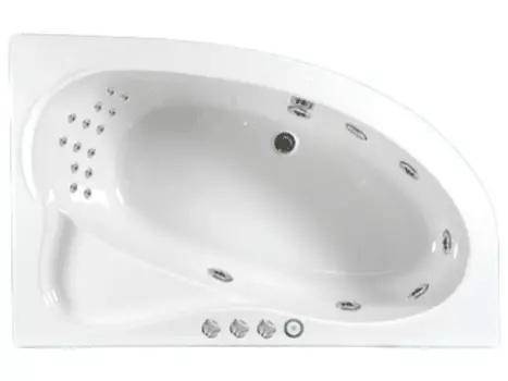 Гидромассаж Riho Lyra Pool W-pool HM с электроуправлением, хром/плоская форсунка