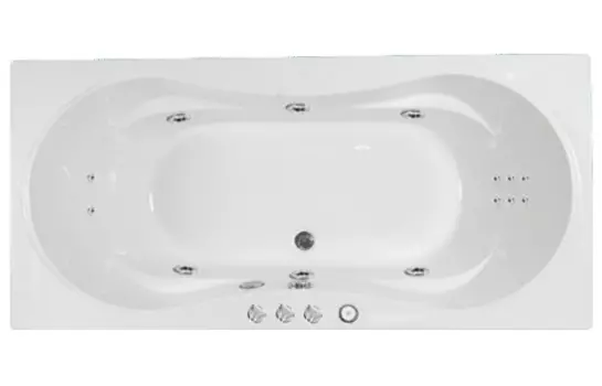 Гидромассаж Riho Supreme Yan Pool Ideal HM с электроуправлением, золото