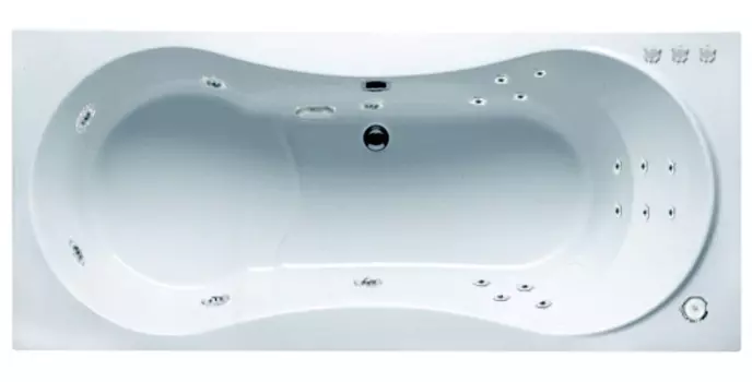 Гидромассаж Riho Tofield Yan Pool W-pool HM с электроуправлением, золото