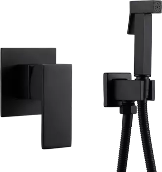 Гигиенический душ Abber Daheim AF8225B С ВНУТРЕННЕЙ ЧАСТЬЮ, черный