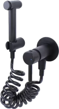 Гигиенический душ Bronze de Luxe Scandi 14512/1B С ВНУТРЕННЕЙ ЧАСТЬЮ, со смесителем, черный