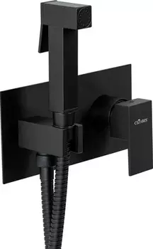 Гигиенический душ Cezares Unika DIF-NOP С ВНУТРЕННЕЙ ЧАСТЬЮ, черный UNIKA-DIF-NOP