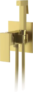 Гигиенический душ D&K Bayern.Liszt DA1514507 С ВНУТРЕННЕЙ ЧАСТЬЮ, матовое золото