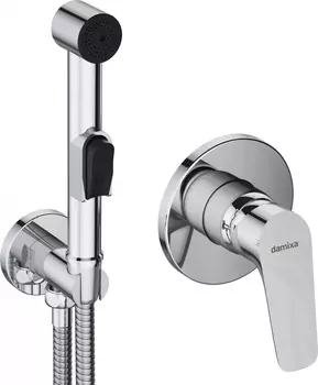 Гигиенический душ Damixa Origin Bit 777510000 со смесителем, С ВНУТРЕННЕЙ ЧАСТЬЮ