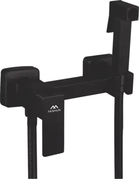 Гигиенический душ Fashun A57504-7, со смесителем, черный