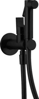 Гигиенический душ FIMA Carlo Frattini Collettivita F2320/1NNS со смесителем, черный матовый