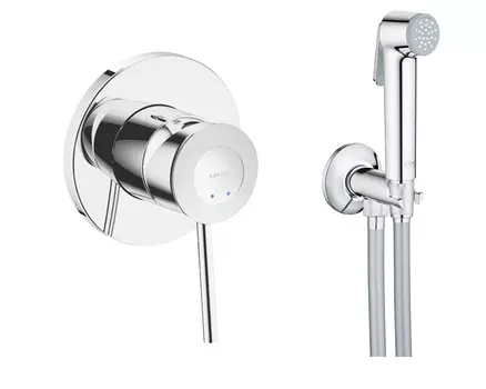 Гигиенический душ Grohe BauClassic 124902 со смесителем