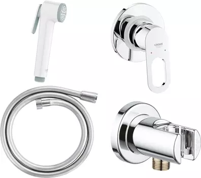 Гигиенический душ Grohe BauLoop 124896 со смесителем, С ВНУТРЕННЕЙ ЧАСТЬЮ
