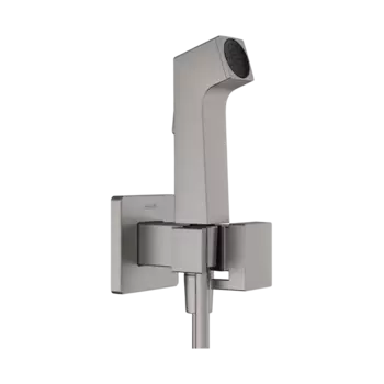 Гигиенический душ Hansgrohe Bidette E 1jet 29233340 со смесителем, шлифованный черный хром