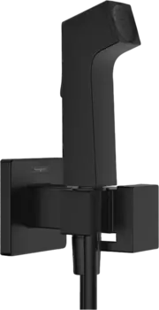 Гигиенический душ Hansgrohe Bidette E 1jet 29233670 со смесителем, матовый черный
