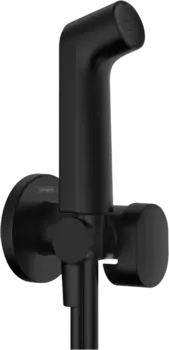 Гигиенический душ Hansgrohe Bidette S 1jet 29230670 матовый черный