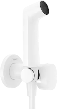 Гигиенический душ Hansgrohe Bidette S 1jet 29232700 со смесителем, матовый белый