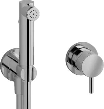 Гигиенический душ IB Rubinetterie Milanotorino KMT305CC С ВНУТРЕННЕЙ ЧАСТЬЮ, chrome