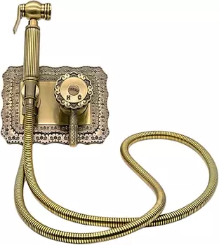 Гигиенический душ Milacio Vitoria MC.800.BR со смесителем, С ВНУТРЕННЕЙ ЧАСТЬЮ