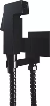 Гигиенический душ Paini Bella BLPZ442 со смесителем, С ВНУТРЕННЕЙ ЧАСТЬЮ, черный матовый