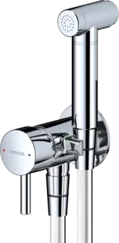 Гигиенический душ Sancos Atom SC2001CH, со смесителем, С ВНУТРЕННЕЙ ЧАСТЬЮ, хром глянцевый