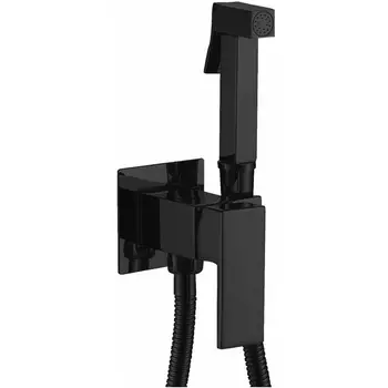 Гигиенический душ со смесителем Haiba HB5512-7, черный