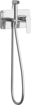 Гигиенический душ Teska Alia BTK6600 со смесителем, С ВНУТРЕННЕЙ ЧАСТЬЮ, хром