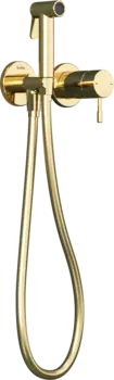 Гигиенический душ Teska Atlas Tera T5737 со смесителем, С ВНУТРЕННЕЙ ЧАСТЬЮ, золотой