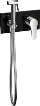 Гигиенический душ Teska Elsa BTK6420B со смесителем, С ВНУТРЕННЕЙ ЧАСТЬЮ, хром, черный